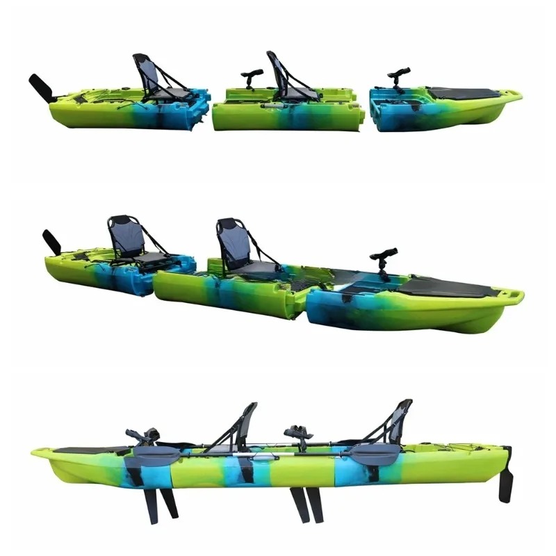 2人乗りシットオントップモジュラーペダル＆電動フィッシングカ - Fishing Kayak Sit In のレビューと価格