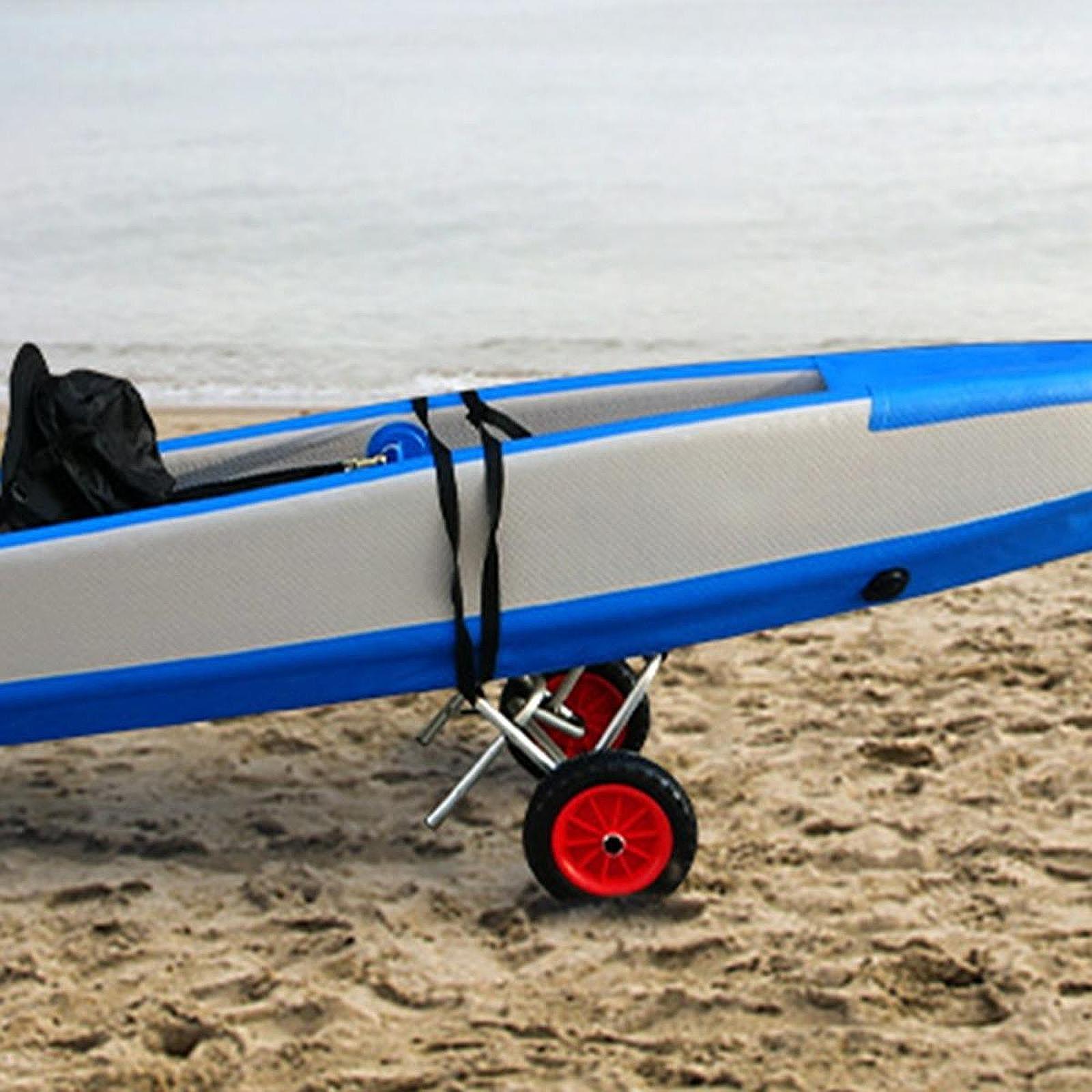 カヤックカート折りたたみ式ソリッドホイールヘビーデューティア - Fishing Kayak Cart のレビューと価格